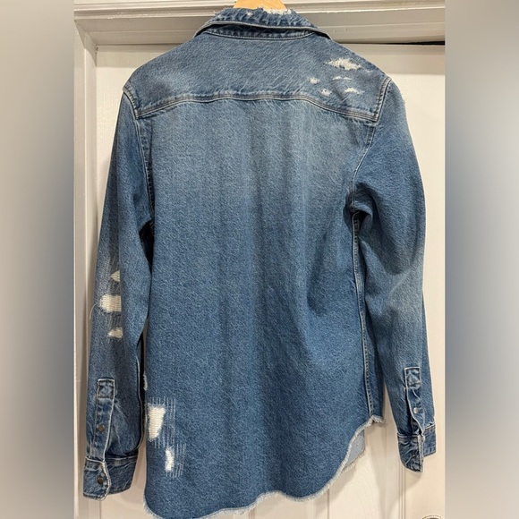 Zara Classic Blue Denim Jacket - Picture 4 of 4